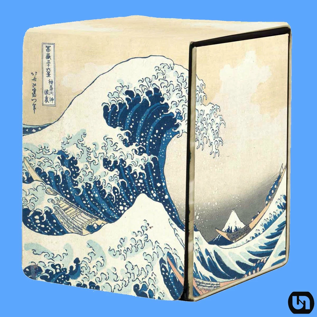 Best Pirce 🥰 Supplies Ultra Pro: Alcove Flip Deck Box - The Great Wave Off Kanagawa ⭐ 3 Supplies Ultra Pro: Alcove Flip Deck Box - The Great Wave Off Kanagawa