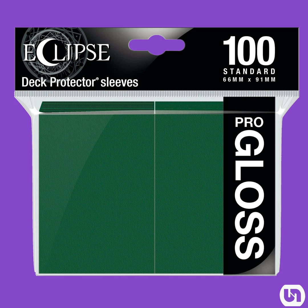 Flash Sale ๐ Supplies Ultra Pro: Eclipse PRO Gloss Deck Protector Sleeves - Green 100ct ๐ 3 Supplies Ultra Pro: Eclipse PRO Gloss Deck Protector Sleeves - Green 100ct