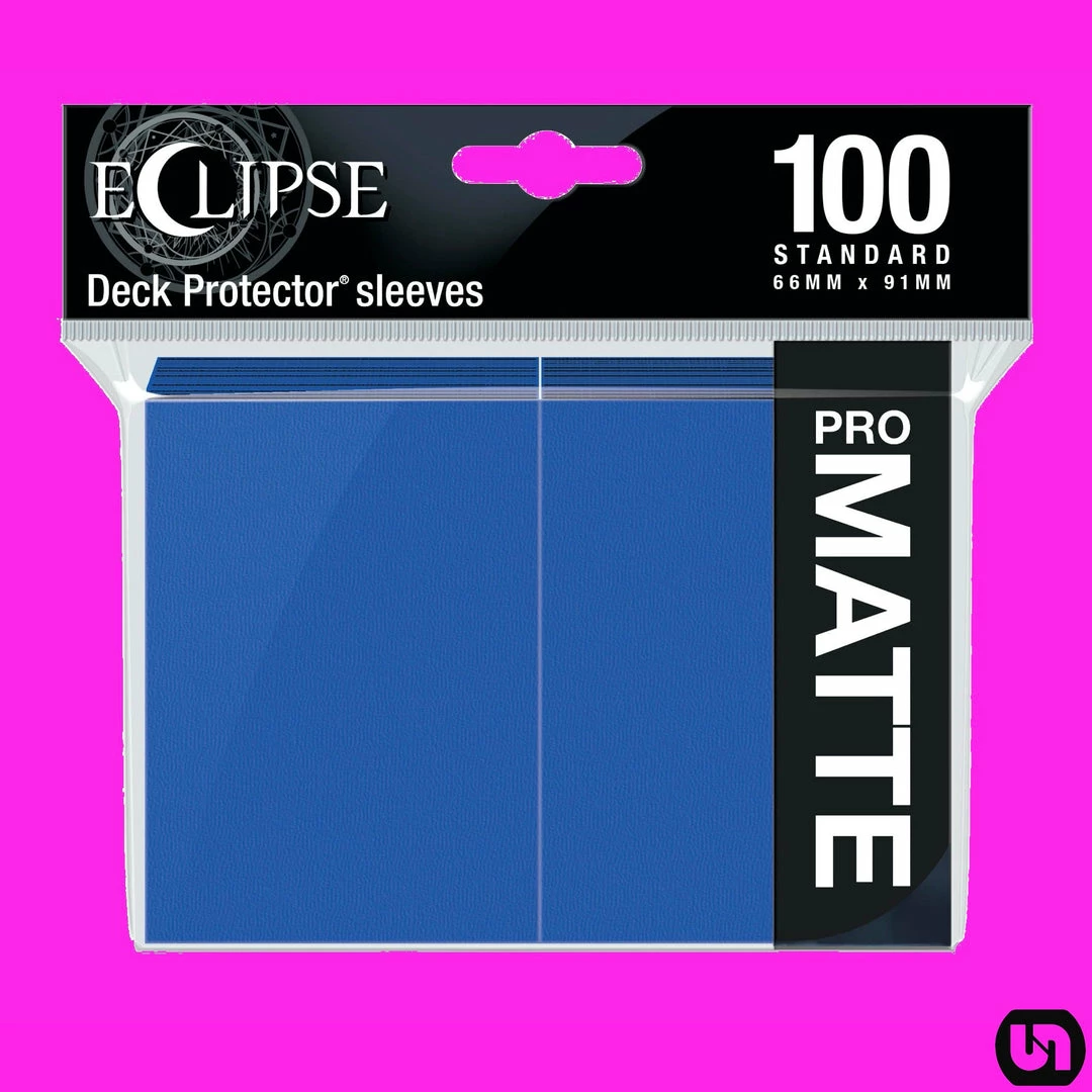 Brand new 🥰 Ultra Pro: Eclipse PRO Matte Deck Protector Sleeves - Blue 100ct ✔️ 3 Ultra Pro: Eclipse PRO Matte Deck Protector Sleeves - Blue 100ct