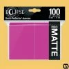 Supplies Ultra Pro: Eclipse PRO Matte Deck Protector Sleeves - Hot Pink 100ct