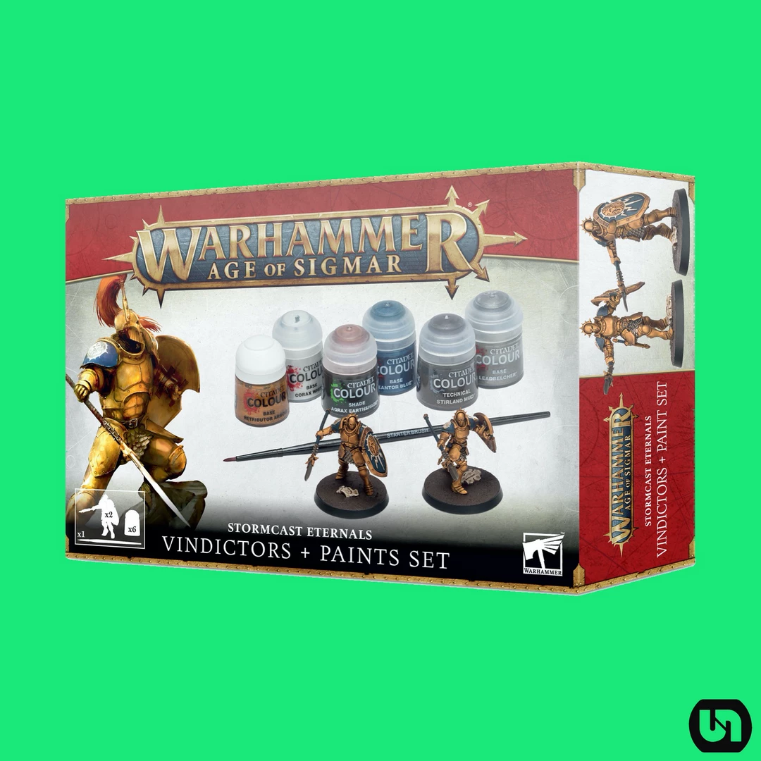Deals ๐งจ Games Workshop Miniatures Warhammer: Age Of Sigmar - Stormcast Eternals Vindictors + Paints Set ๐ 3 Games Workshop Miniatures Warhammer: Age Of Sigmar - Stormcast Eternals Vindictors + Paints Set