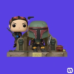 Funko Toys & Figures POP! Moments: Star Wars - Boba Fett And Fennec On Throne