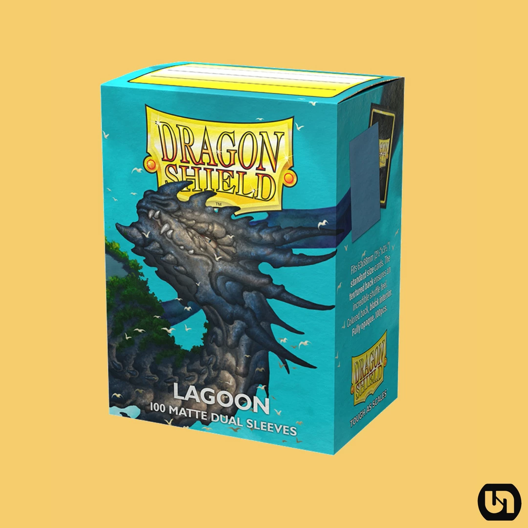 New ๐ Arcane Tinman Supplies Dragon Shield: Dual Matte Sleeves - Lagoon (100ct) โจ 3 Arcane Tinman Supplies Dragon Shield: Dual Matte Sleeves - Lagoon (100ct)
