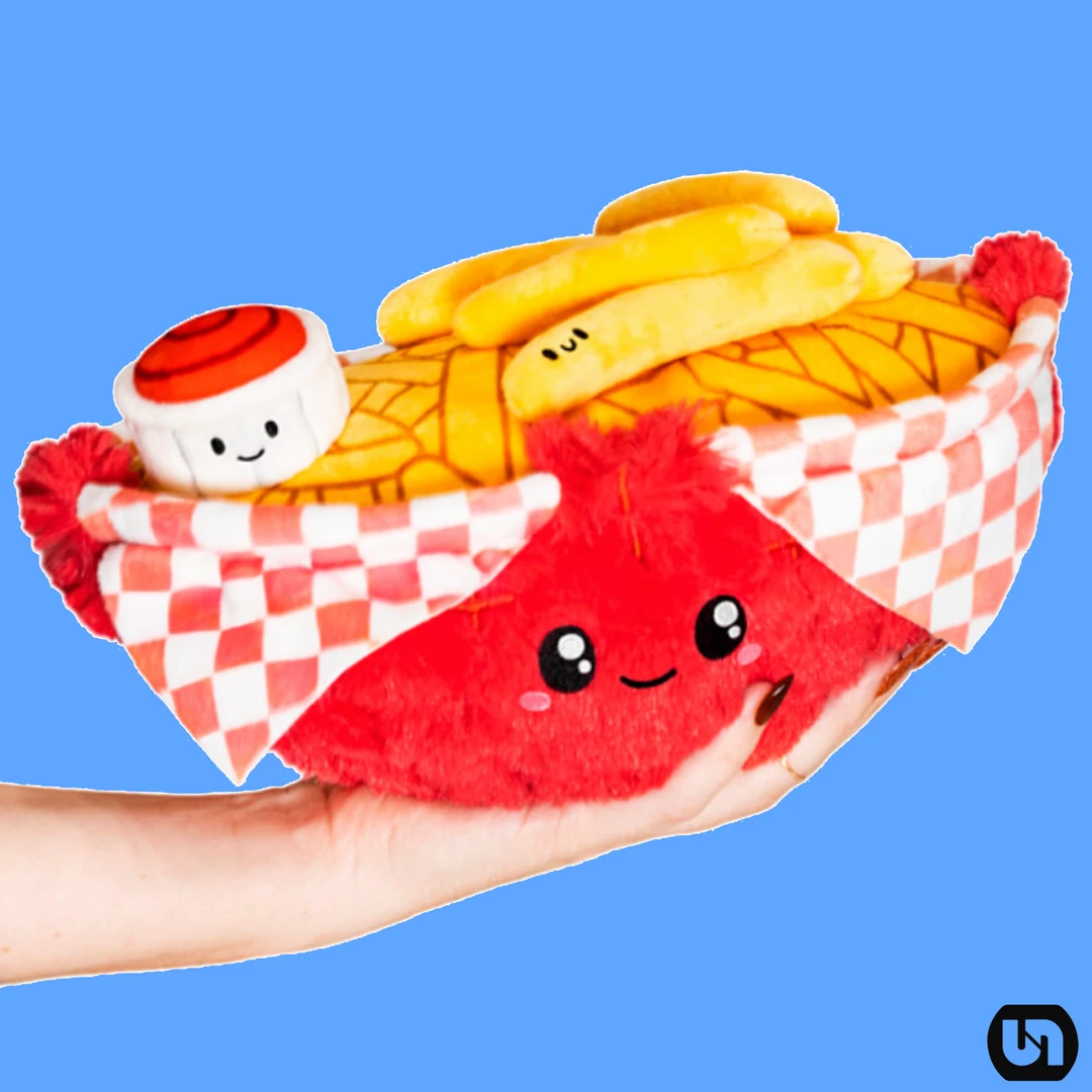 Best Pirce 😀 Toys & Figures Squishable: Mini Comfort Food French Fries Basket (7") ⌛ 3 Toys & Figures Squishable: Mini Comfort Food French Fries Basket (7")
