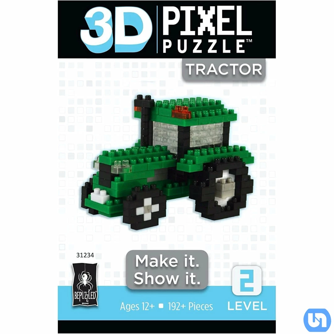 Best Pirce โจ University Games Puzzle: 3D Pixel - Tractor Toys & Figures ๐ 3 University Games Puzzle: 3D Pixel - Tractor Toys & Figures