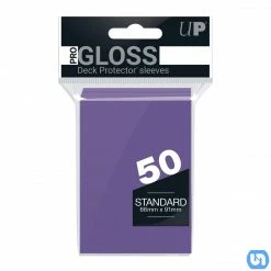 Supplies Ultra Pro: PRO Gloss Deck Protector Sleeves - Flat Purple 50ct