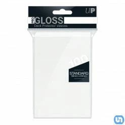 Ultra Pro: PRO Gloss Deck Protector Sleeves - White 100ct Supplies