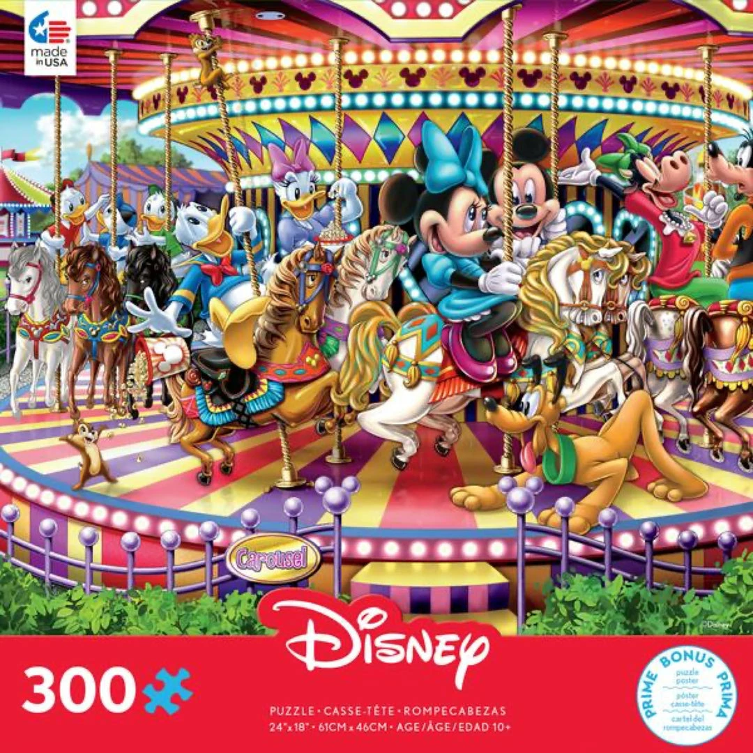 Flash Sale π CEACO Company Disney: Carousel 300pc Puzzle Toys & Figures π 3 CEACO Company Disney: Carousel 300pc Puzzle Toys & Figures