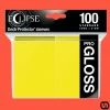 Supplies Ultra Pro: Eclipse PRO Gloss Deck Protector Sleeves - Yellow 100ct