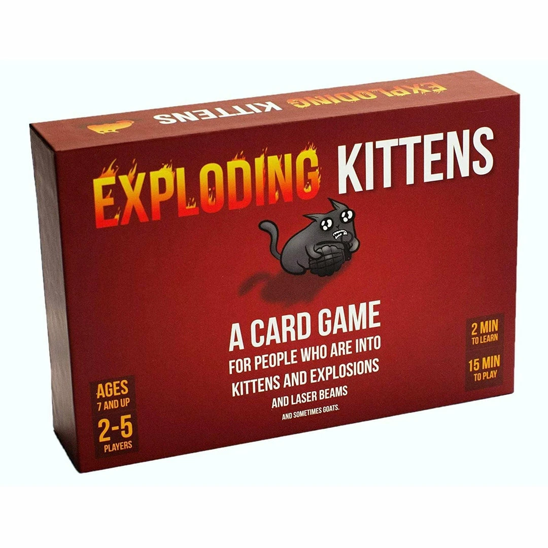 Coupon 🎁 Exploding Kittens (Original Edition) Board Games 🎁 3 Exploding Kittens (Original Edition) Board Games