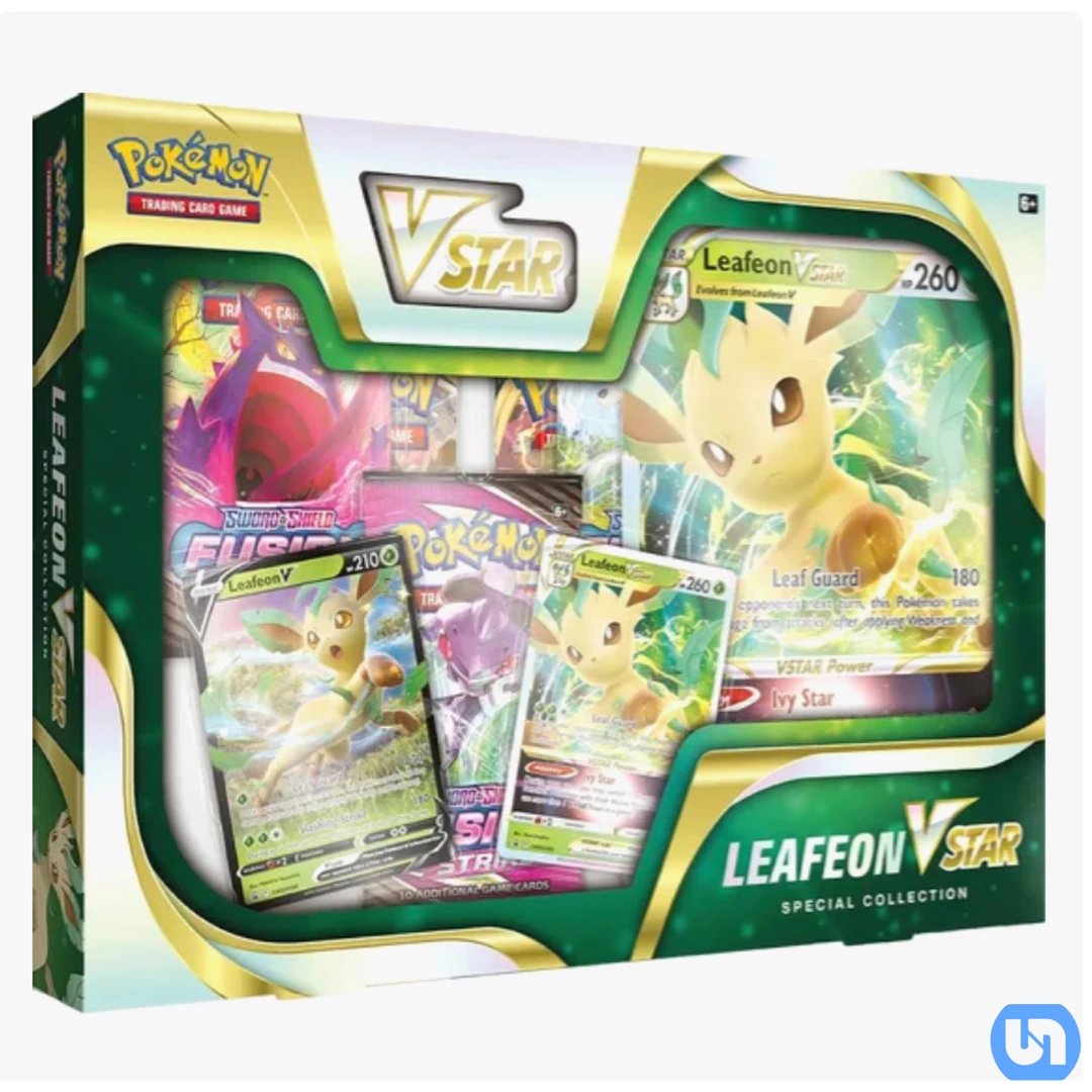 Buy ๐ฏ Pokemon TCG: VStar Special Collection - Leafeon TCGs โ๏ธ 3 Pokemon TCG: VStar Special Collection - Leafeon TCGs