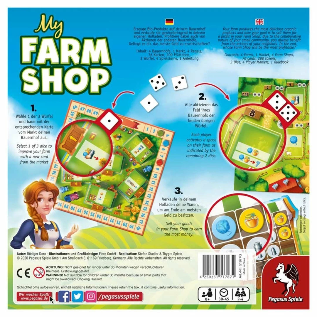 Cheap 😀 Pegasus Spiele My Farm Shop Board Games 🛒 4 Pegasus Spiele My Farm Shop Board Games