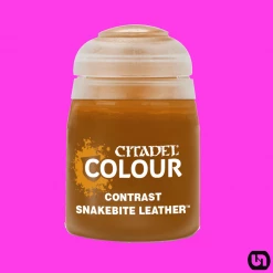 Games Workshop Warhammer: Citadel Colour - Contrast - Snakebite Leather Miniatures