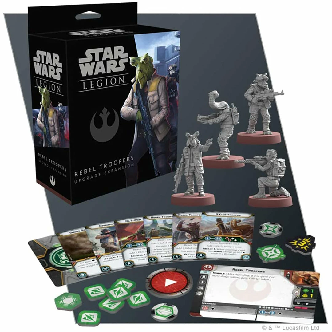 Flash Sale 🥰 Fantasy Flight Games Star Wars: Legion - Rebel Troopers Upgrade Expansion Miniatures 🎉 4 Fantasy Flight Games Star Wars: Legion - Rebel Troopers Upgrade Expansion Miniatures