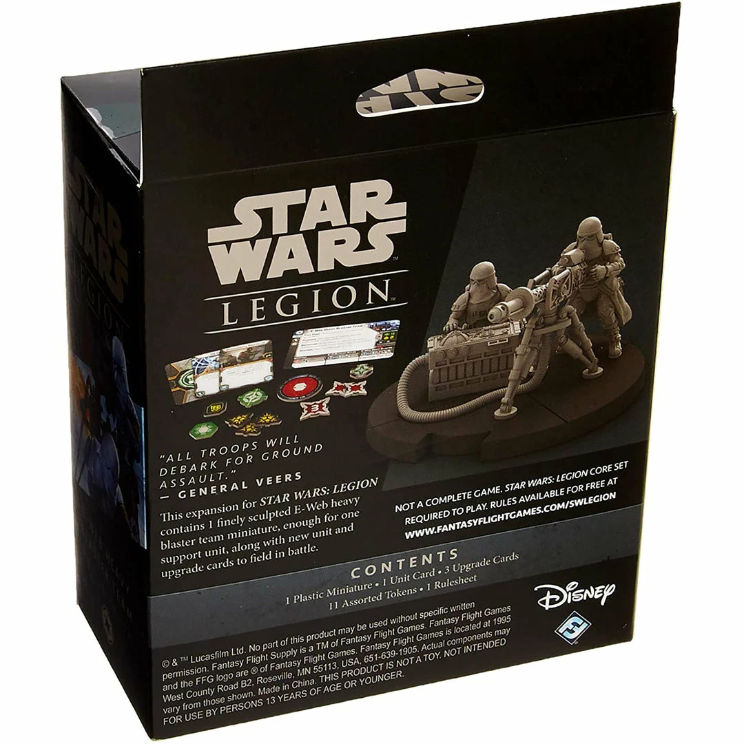 New โ Fantasy Flight Games Star Wars: Legion - E-Web Heavy Blaster Team Unit Expansion ๐ 4 Fantasy Flight Games Star Wars: Legion - E-Web Heavy Blaster Team Unit Expansion