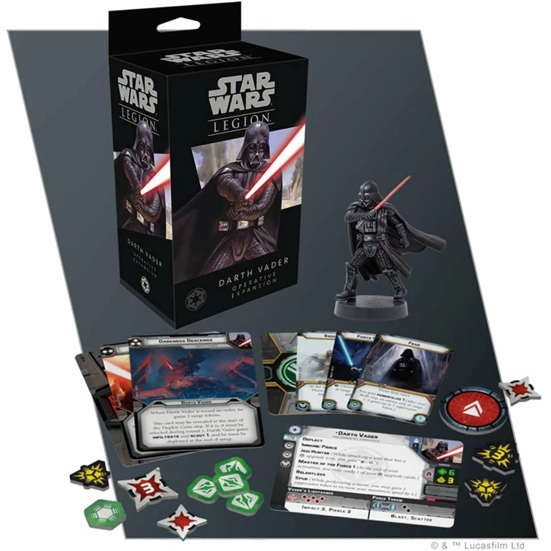 New 🎉 Fantasy Flight Games Star Wars: Legion - Darth Vader Operative Expansion 😀 4 Fantasy Flight Games Star Wars: Legion - Darth Vader Operative Expansion