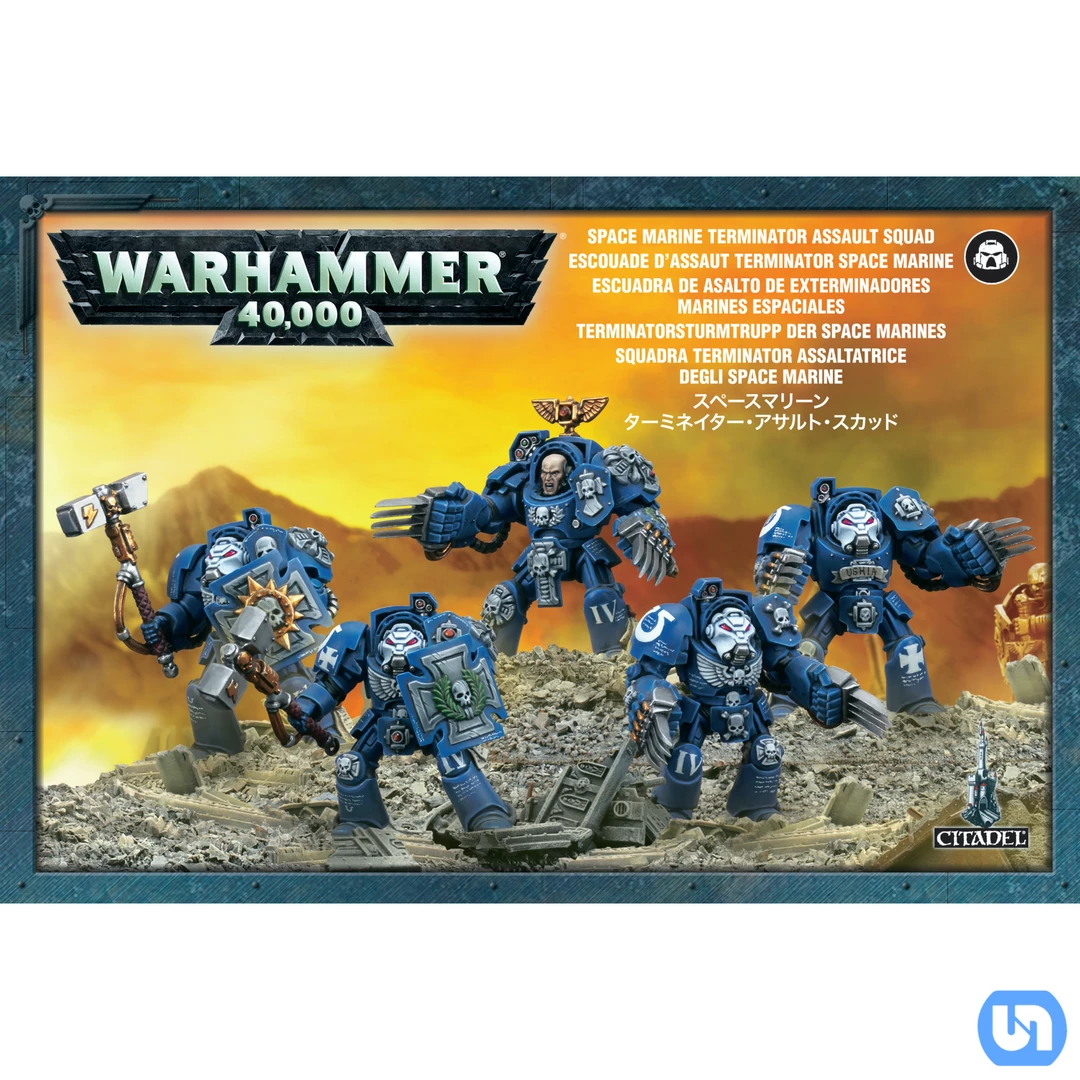 Discount ๐คฉ Games Workshop Warhammer: 40,000 - Space Marines-Terminator Assault Squad Miniatures ๐ 3 Games Workshop Warhammer: 40,000 - Space Marines-Terminator Assault Squad Miniatures
