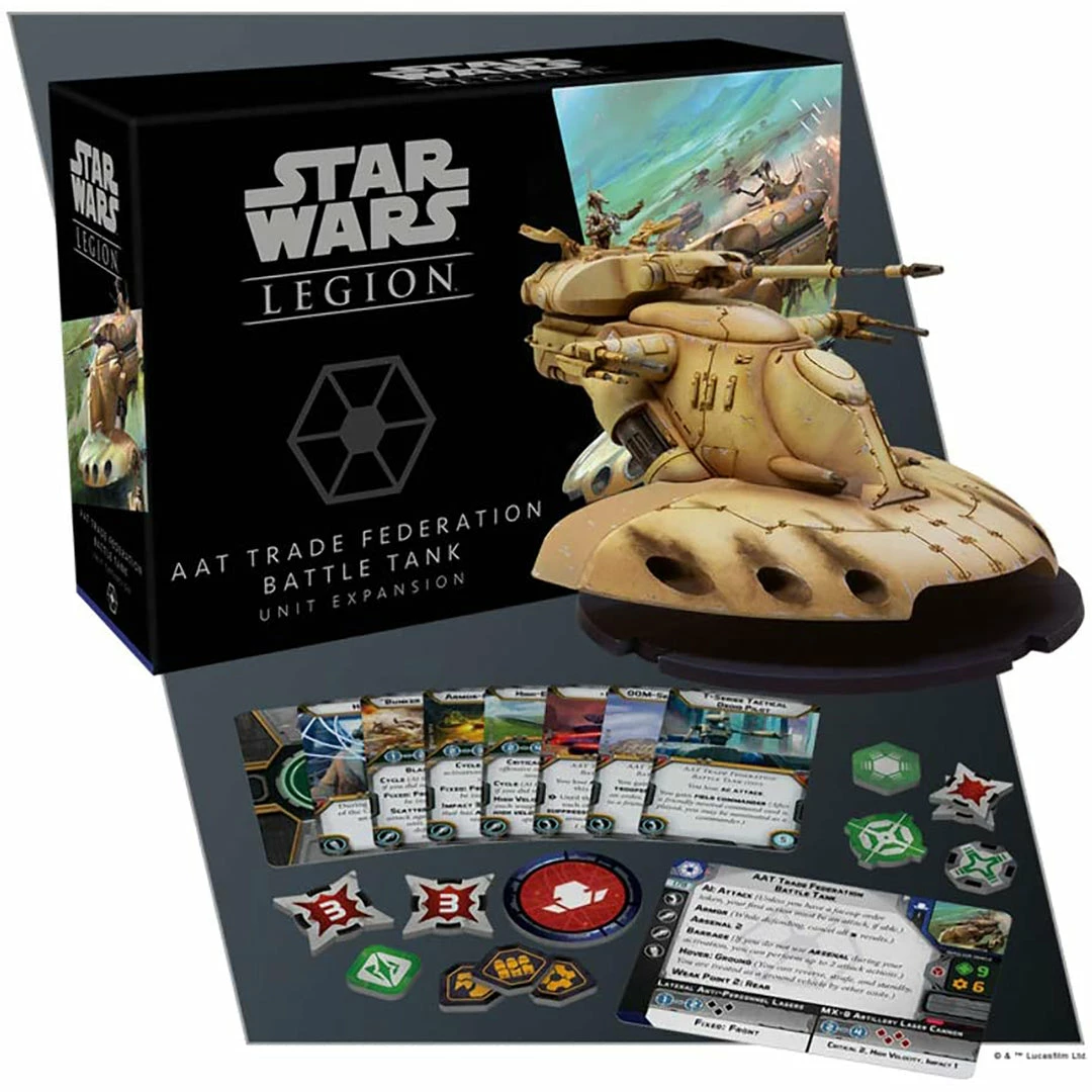 Flash Sale ๐ Fantasy Flight Games Star Wars: Legion - AAT Trade Federation Battle Tank Unit Expansion Miniatures โ๏ธ 4 Fantasy Flight Games Star Wars: Legion - AAT Trade Federation Battle Tank Unit Expansion Miniatures