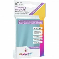 Asmodee Supplies Gamegenic: Prime Board Game Sleeves 50ct - Standard European