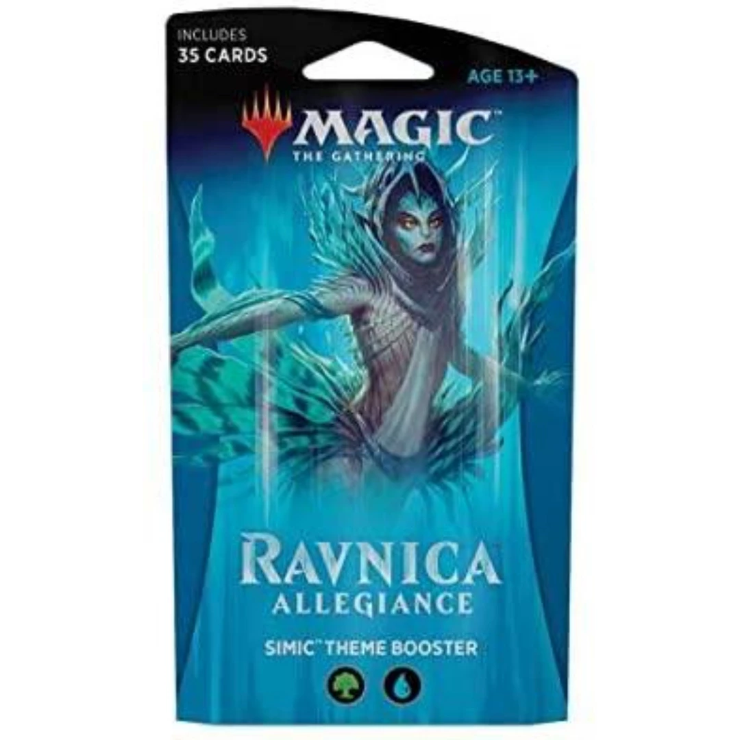 Flash Sale 💯 Wizards Of The Coast Magic The Gathering: Ravnica Allegiance Theme Booster - Simic TCGs 👏 3 Wizards Of The Coast Magic The Gathering: Ravnica Allegiance Theme Booster - Simic TCGs
