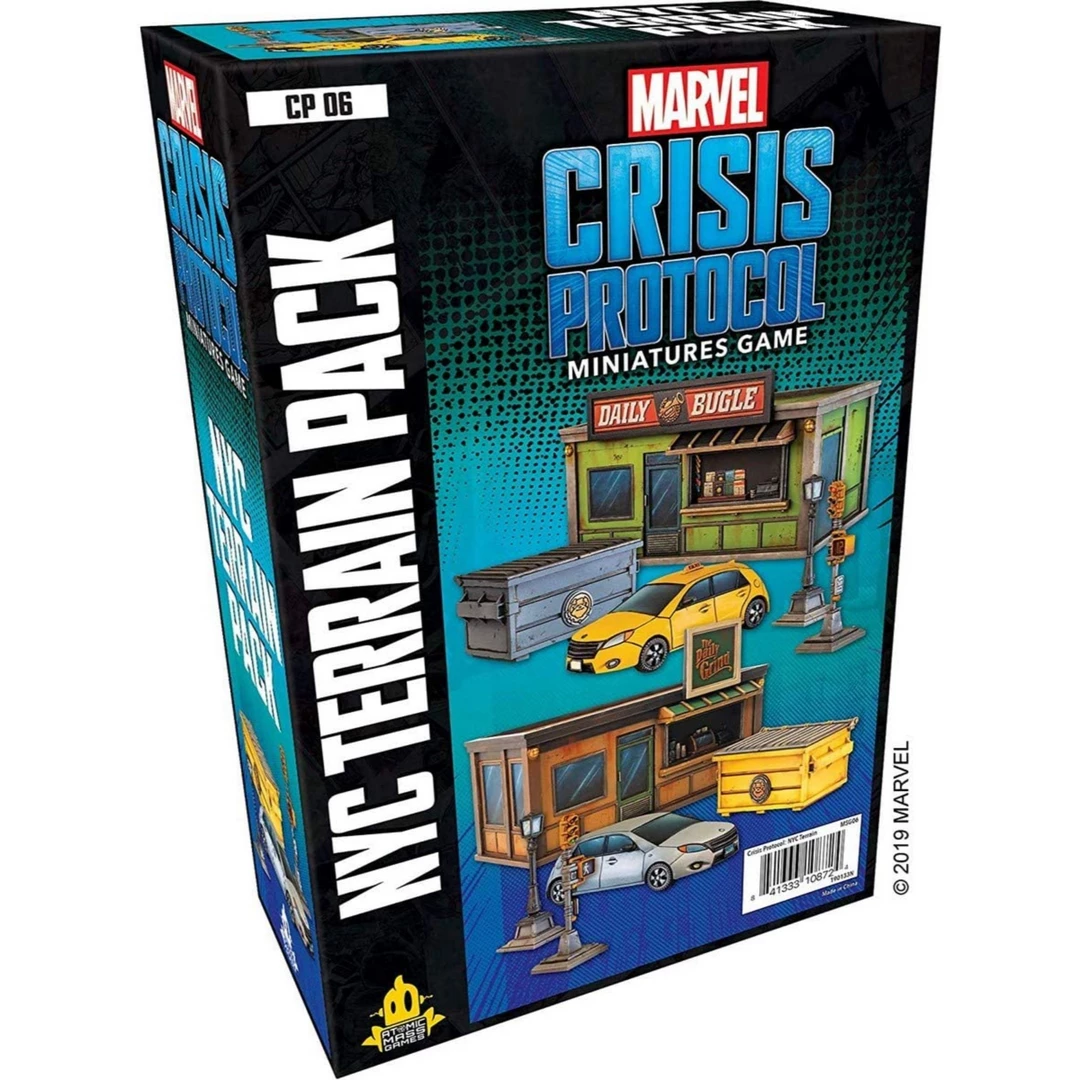 Outlet 👏 Atomic Mass Games Marvel Crisis Protocol: NYC Terrain Pack Miniatures 🔥 3 Atomic Mass Games Marvel Crisis Protocol: NYC Terrain Pack Miniatures