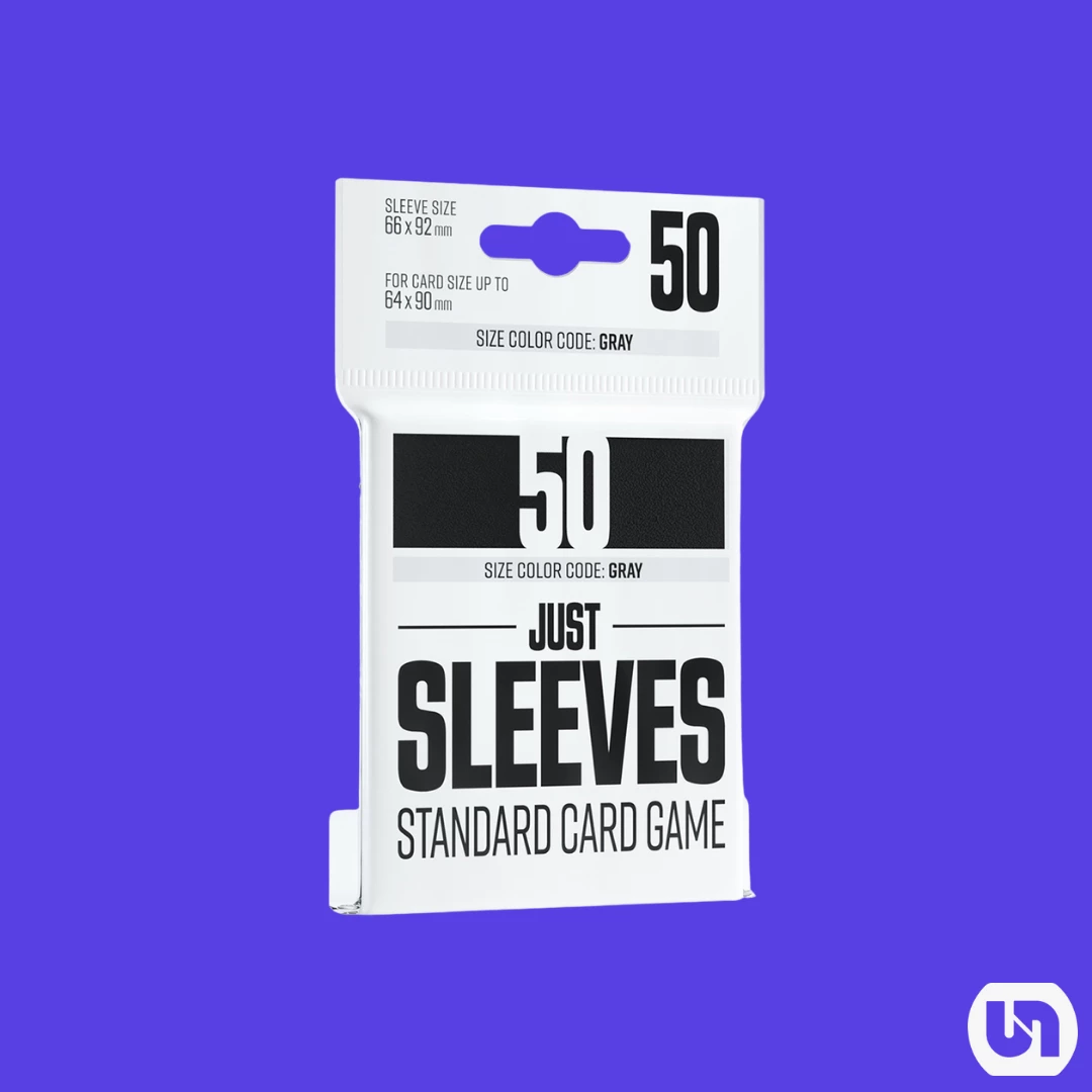 Brand new 🤩 Just Sleeves: Standard Card Game Sleeves 50ct - Black 👏 3 Just Sleeves: Standard Card Game Sleeves 50ct - Black