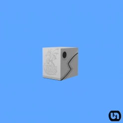 Arcane Tinman Dragon Shield: Double Shell 150+ Cards Deckbox - Ashen White/Black Supplies