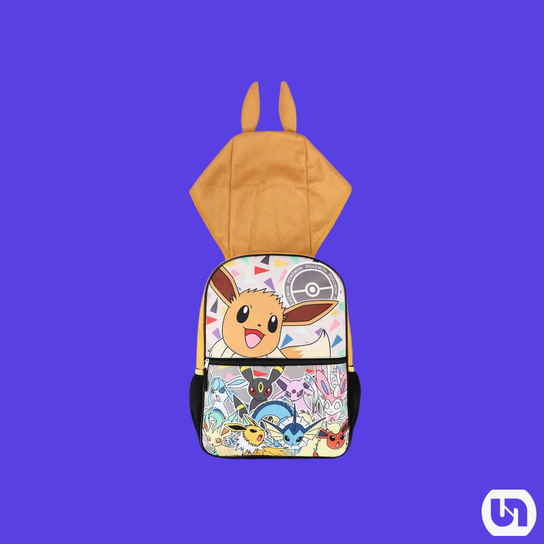 Outlet ๐ Bioworld Merch Pokemon: Kids Hooded ๐ Backpack - Eevee ๐ฅฐ 3 Bioworld Merch Pokemon: Kids Hooded Backpack - Eevee