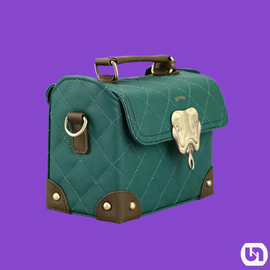 Best Pirce π Bioworld Merch Harry Potter: Mini Trunk π Handbag - Slytherin π 4 Bioworld Merch Harry Potter: Mini Trunk Handbag - Slytherin