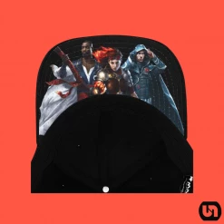 Bioworld Magic The Gathering: Logo Elite Flex Pre-Curved Bill Snapback Magic: The Gathering