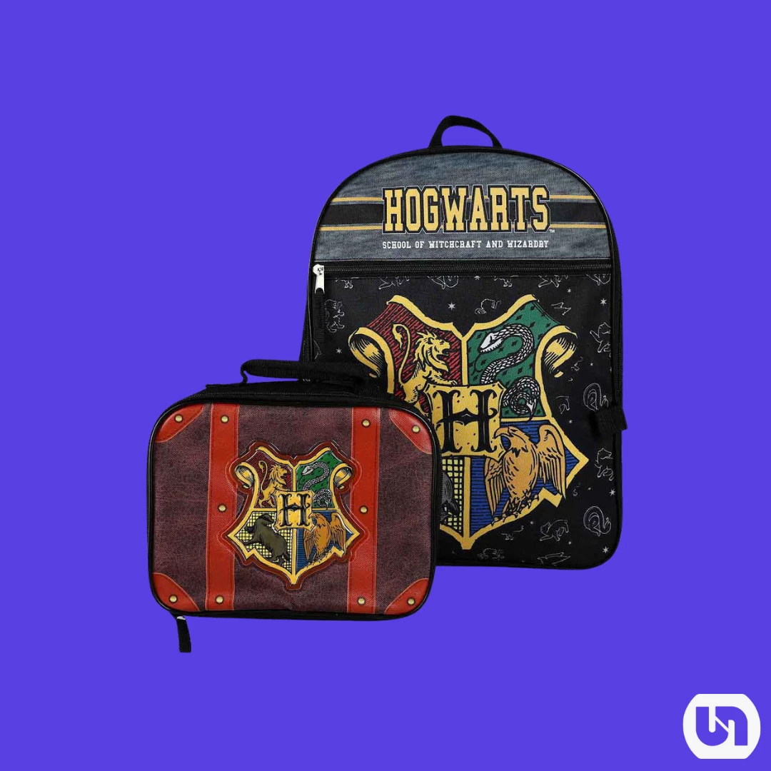 Buy 👍 Bioworld Merch Harry Potter: 🎒 Backpack With Lunch Kit - Hogwarts 😉 3 Bioworld Merch Harry Potter: Backpack With Lunch Kit - Hogwarts