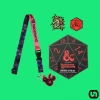Bioworld Dungeons & Dragons: Lapel Pins & Lanyard Dice Box Set Merch