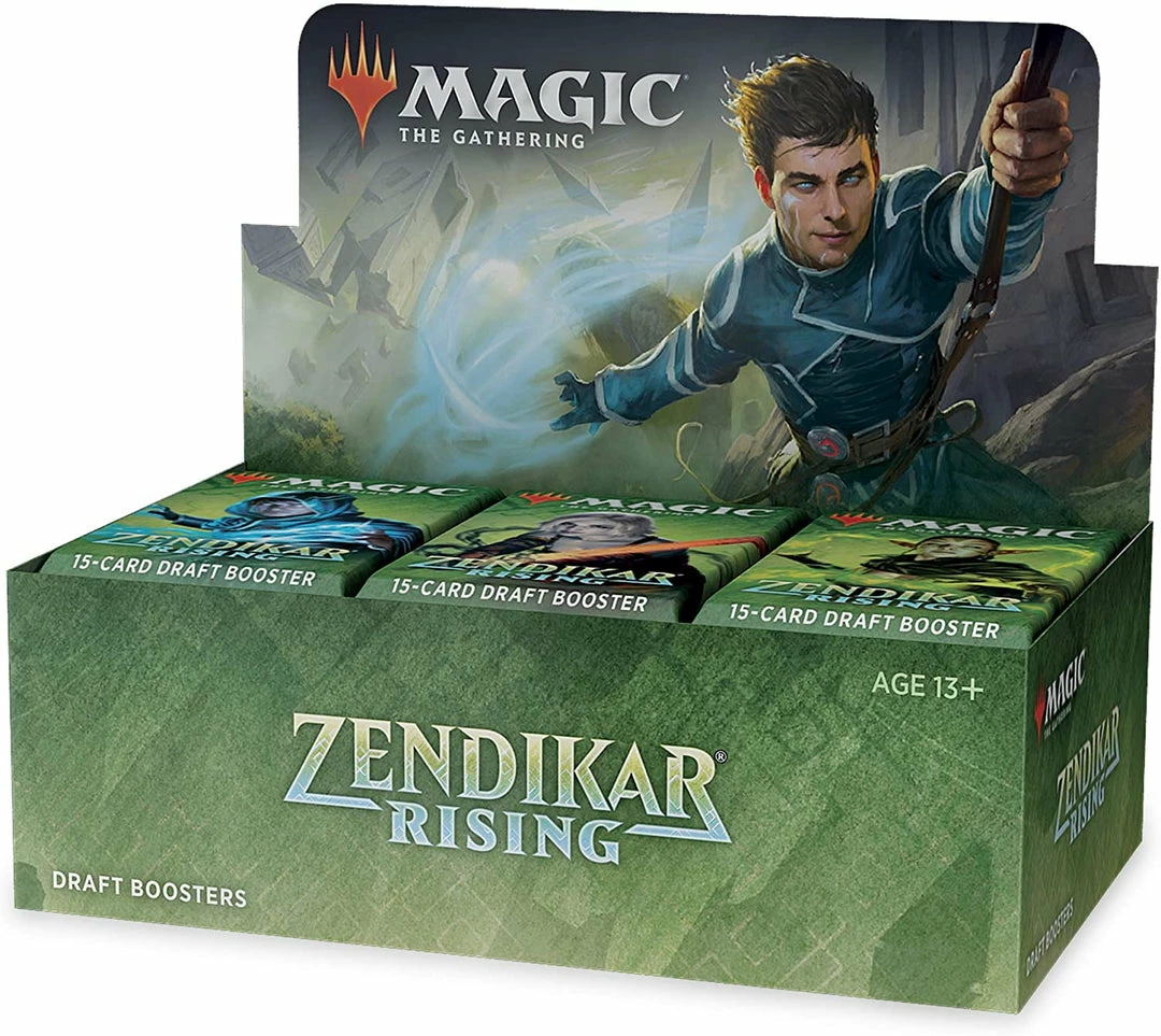 Hot Sale ⨠Wizards Of The Coast TCGs Magic The Gathering: Zendikar Rising Draft Booster Box 𧨠3 Wizards Of The Coast TCGs Magic The Gathering: Zendikar Rising Draft Booster Box