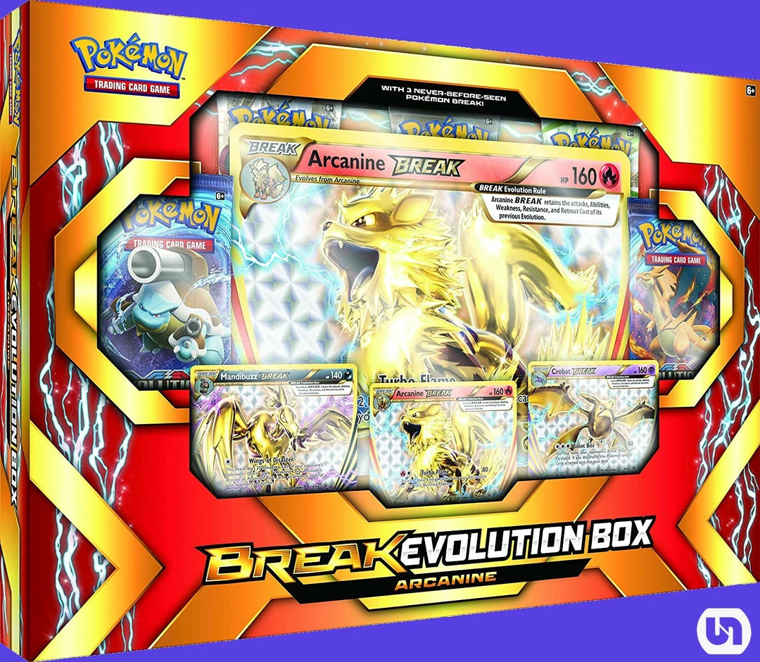 Outlet ๐ฅฐ TCGs Pokemon TCG: BREAK Evolution Box - Arcanine ๐ 3 TCGs Pokemon TCG: BREAK Evolution Box - Arcanine