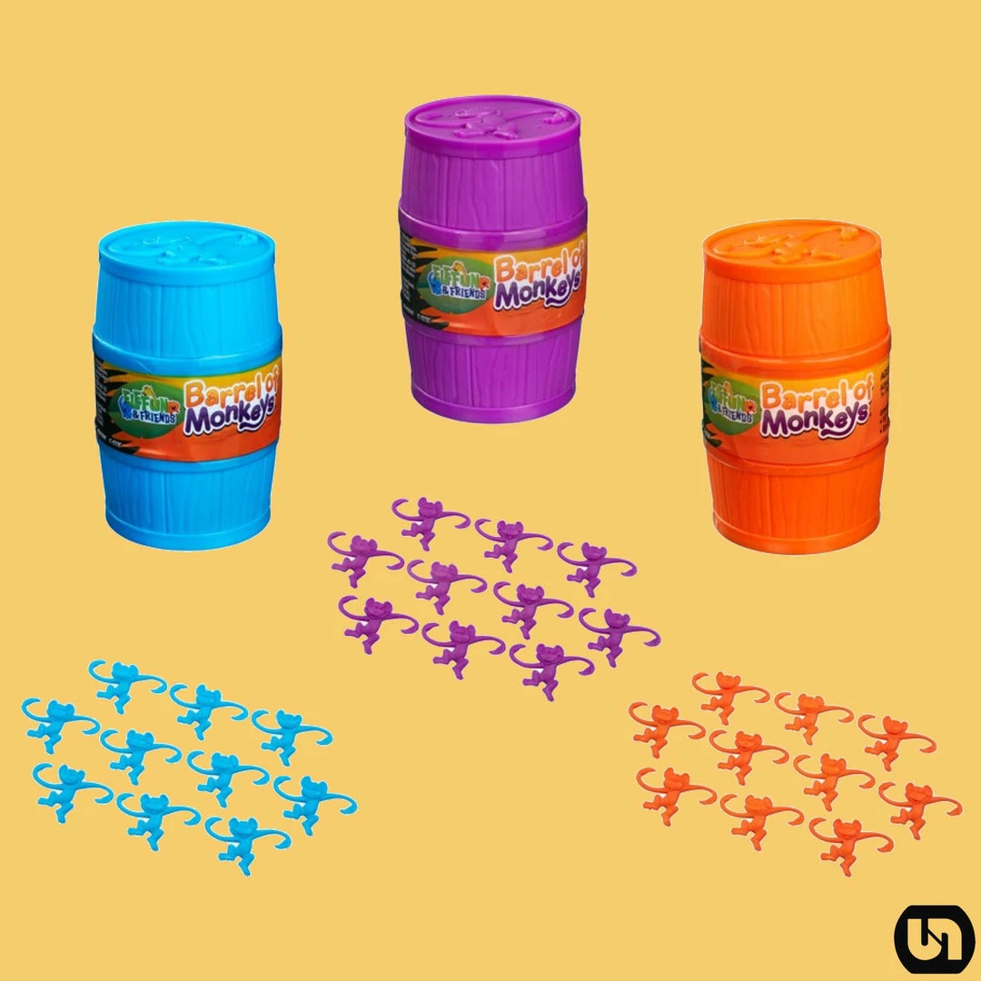 New π Hasbro Gaming Barrel Of Monkeys Board Games π― 3 Hasbro Gaming Barrel Of Monkeys Board Games