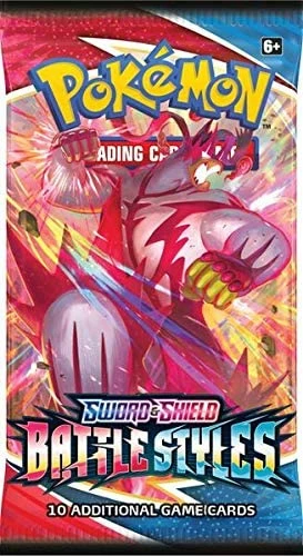 New ❤️ Pokemon TCG: Sword & Shield Battle Styles Booster Pack TCGs ⭐ 4 Pokemon TCG: Sword & Shield Battle Styles Booster Pack TCGs