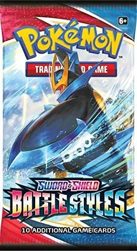 New ❤️ Pokemon TCG: Sword & Shield Battle Styles Booster Pack TCGs ⭐ 5 Pokemon TCG: Sword & Shield Battle Styles Booster Pack TCGs