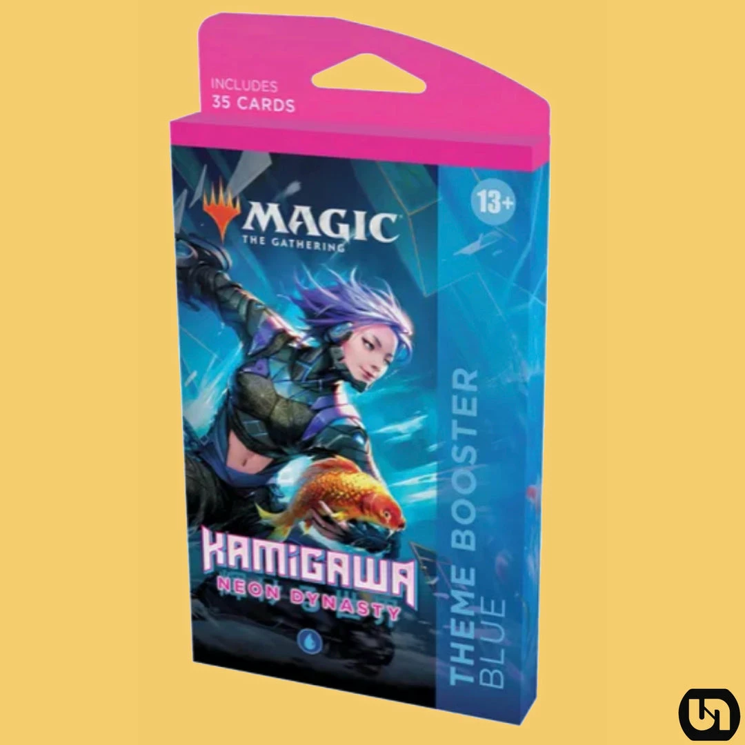Discount ⌛ Wizards Of The Coast Magic The Gathering: Kamigawa - Neon Dynasty Theme Booster - Blue 👏 3 Wizards Of The Coast Magic The Gathering: Kamigawa - Neon Dynasty Theme Booster - Blue