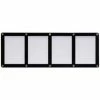 Ultra Pro: 4 Card Frame Screwdown Holder - Black Supplies