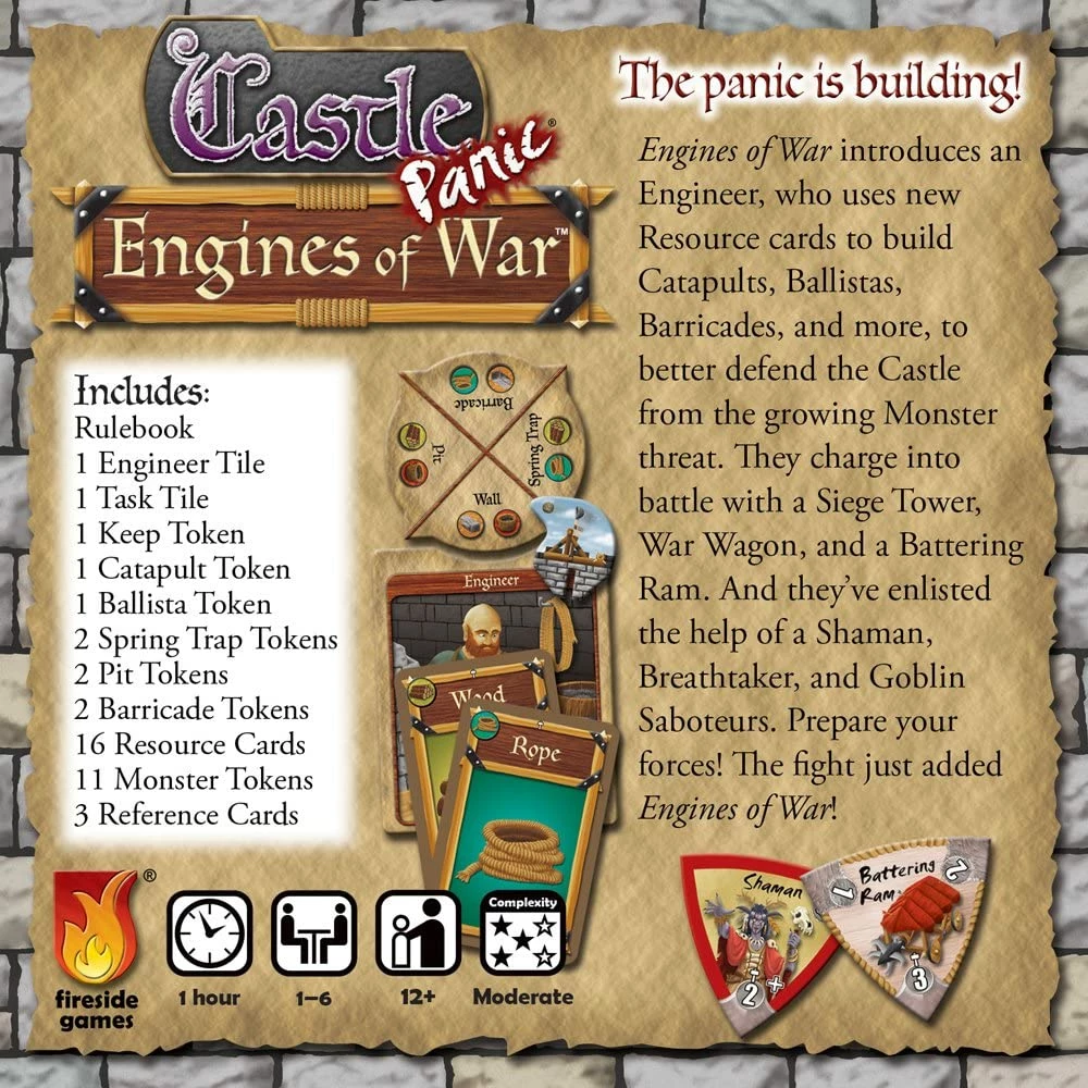 Deals ⭐ Fireside Games Castle Panic: Engines Of War ⌛ 4 Fireside Games Castle Panic: Engines Of War