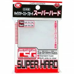 KMC Sleeves KMC: Character Guard Sleeves Super Hard - Clear Supplies