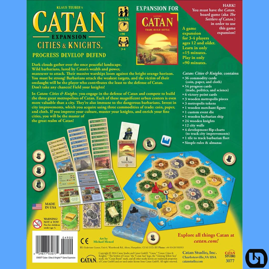Budget ๐ Catan Studio Board Games Catan: Cities & Knights Expansion โ 4 Catan Studio Board Games Catan: Cities & Knights Expansion