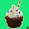 University Games Puzzle: 3D Pixel - Cupcake
