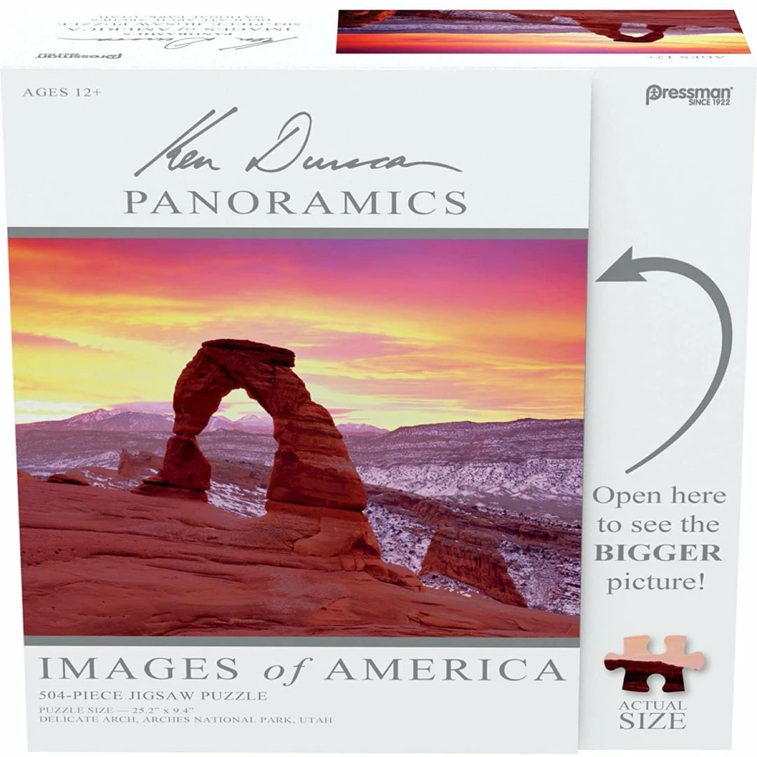 Brand new โ๏ธ Pressman Toy Toys & Figures Ken Duncan Panoramics: Delicate Arch, National Park, Utah 504pc Puzzle ๐ 3 Pressman Toy Toys & Figures Ken Duncan Panoramics: Delicate Arch, National Park, Utah 504pc Puzzle