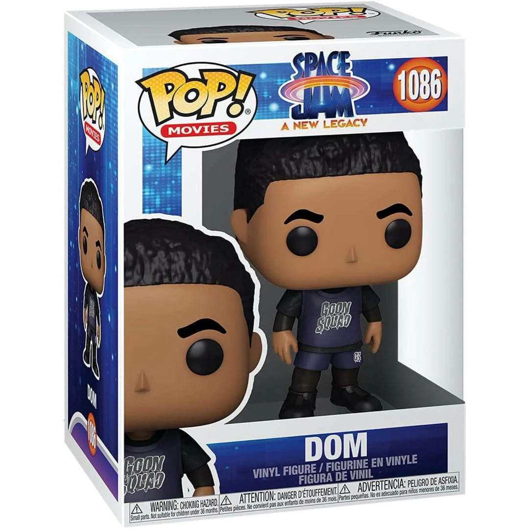 Promo ๐ Funko Pop!: Space Jam - Dom W/ Chase (Style May Vary) ๐ 3 Funko Pop!: Space Jam - Dom W/ Chase (Style May Vary)