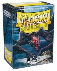 Arcane Tinman Dragon Shield Matte Sleeves - Black (100-Pack)