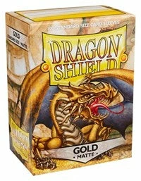 Promo ❤️ Arcane Tinman Dragon Shield Matte Sleeves - Gold (100-Pack) Supplies 💯 3 Arcane Tinman Dragon Shield Matte Sleeves - Gold (100-Pack) Supplies
