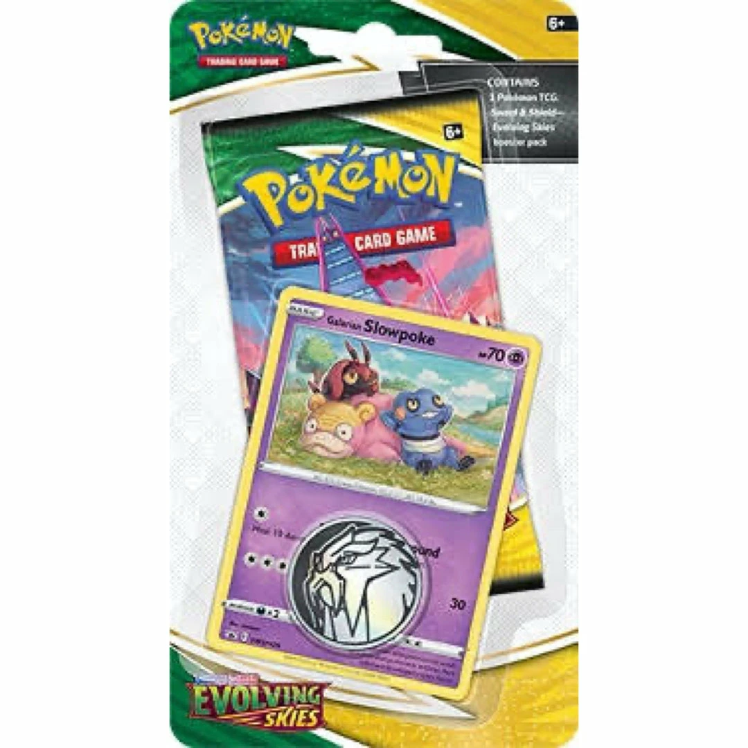 Flash Sale ✔️ Pokemon TCG: Sword & Shield Evolving Skies Checklane Blister (Galarian Slowpoke) 🌟 3 Pokemon TCG: Sword & Shield Evolving Skies Checklane Blister (Galarian Slowpoke)