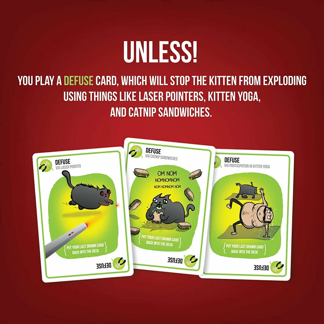Coupon 🎁 Exploding Kittens (Original Edition) Board Games 🎁 5 Exploding Kittens (Original Edition) Board Games