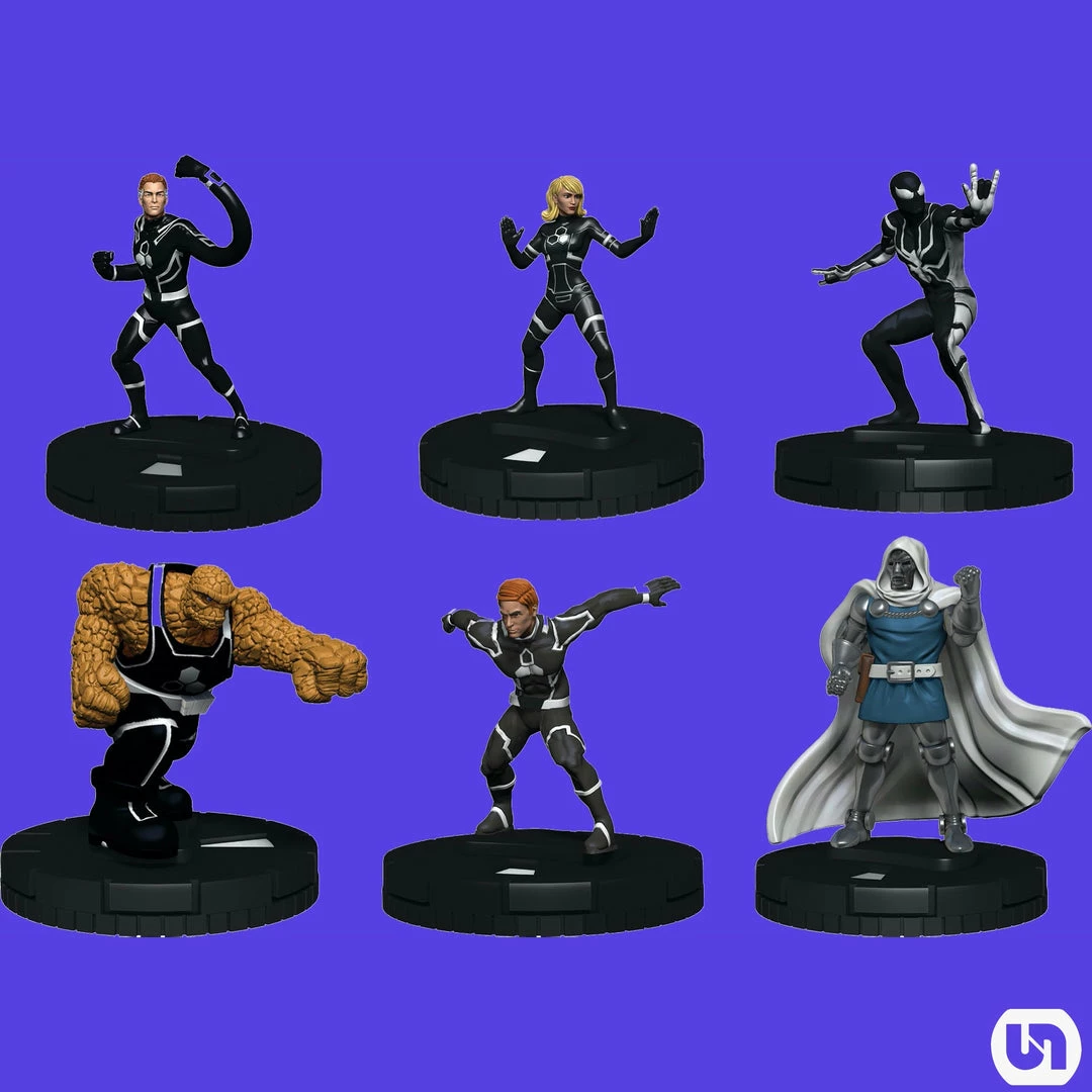 Brand new ๐ Wizkids Marvel HeroClix: Fantastic Four Future Foundation Fast Forces Miniatures ๐งจ 3 Wizkids Marvel HeroClix: Fantastic Four Future Foundation Fast Forces Miniatures